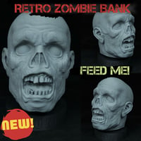 Image 1 of RETRO ZOMBIE BANK BLANK DIY PIECE