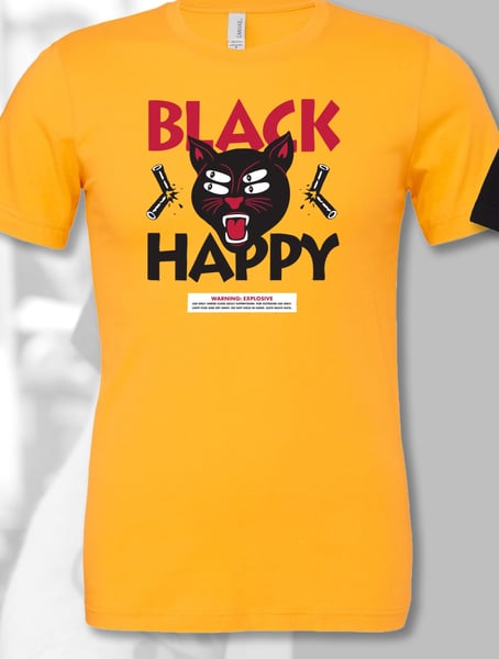 Image of Black Happy "Black Cat" Shirt