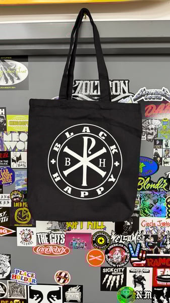 Image of Black Happy tote
