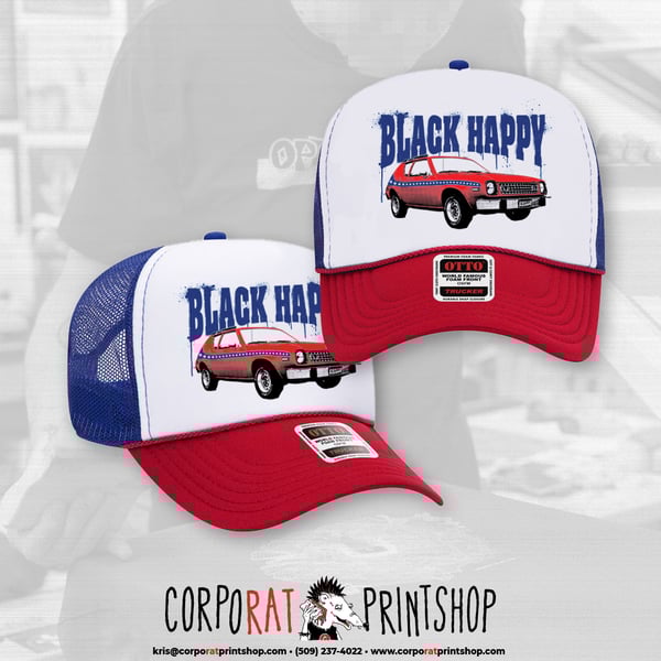 Image of Black Happy "Gremlin" hat