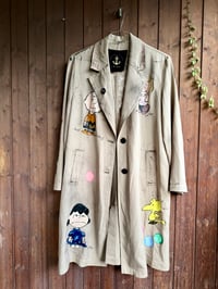 Image 3 of DON’T TOUCH MY SOUL ¥ unisex ¥ upCyclinG viLLaGe punK¥IbiZa ¥TrenChcoaT¥ festival