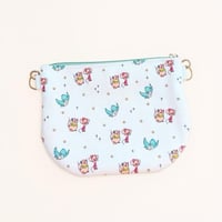 Image 1 of Mice & Birds Storage Pouch / Wristlet