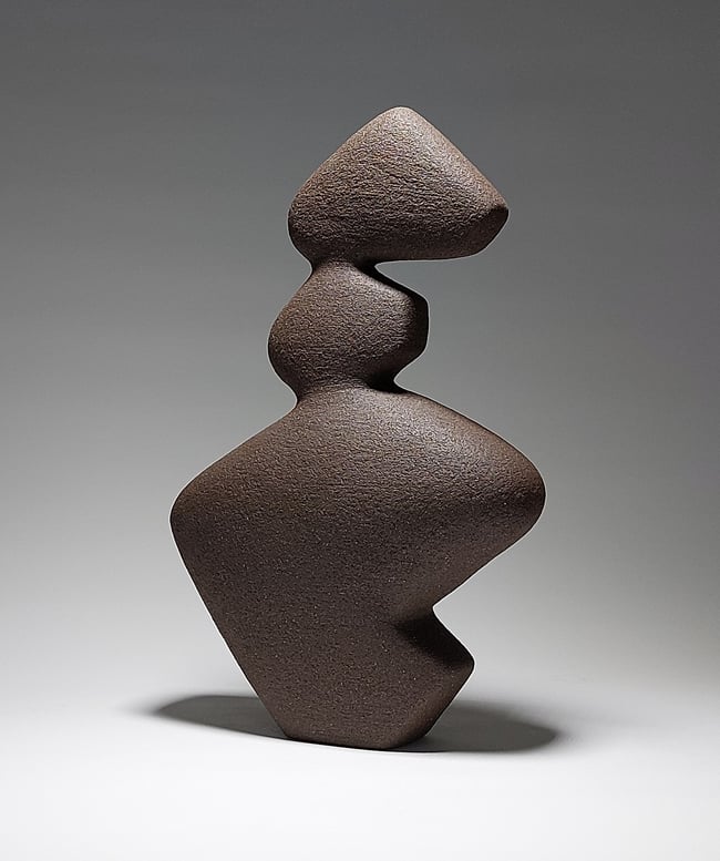 Rise - Hand-built ceramic sculpture