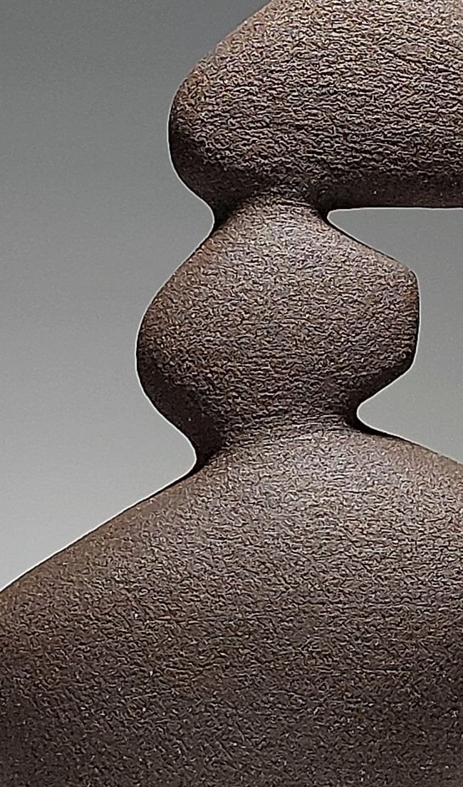 Rise - Hand-built ceramic sculpture