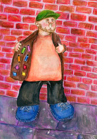 ‘Salesman’ A5 Print