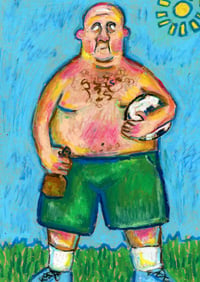 ‘Kickabout’ A4 Print