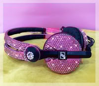Image 3 of Custom Crystal Sennheiser HD 25 Headphones