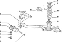 Image 1 of Fiat Panda Classic Lancia Y10 Omega Rear Axle