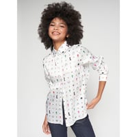 Image 1 of CAMISA CRUDO ESTAMPADO HIPICA