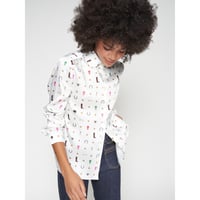 Image 2 of CAMISA CRUDO ESTAMPADO HIPICA