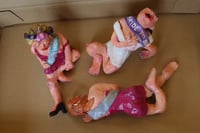 Image 1 of Hens - Original Ceramic Figure Set (3)