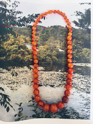 Vintage bakalit halskæde fra Paris 