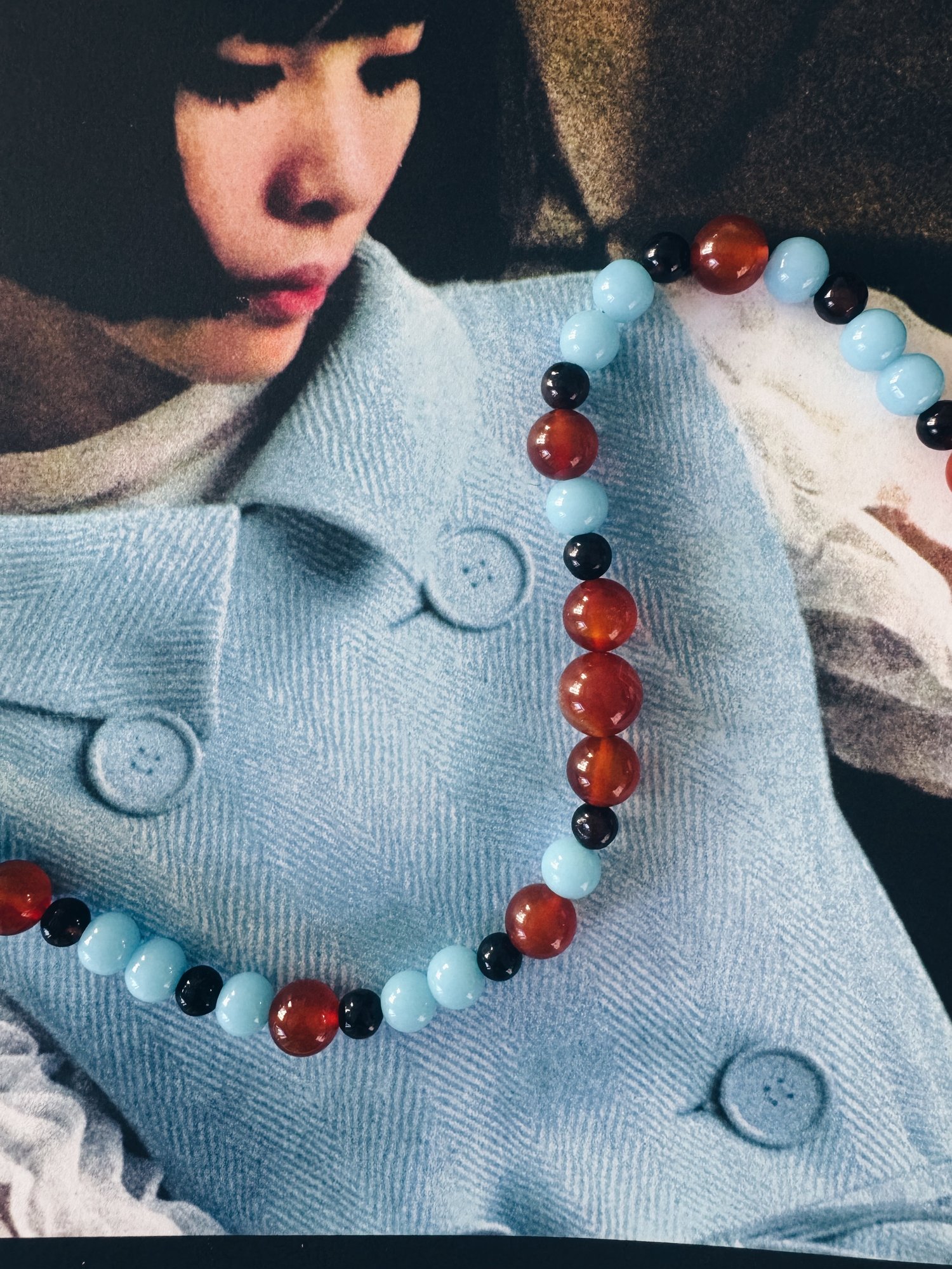 Estelle _sten og glas perler 