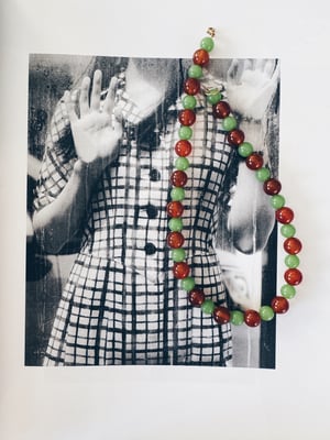 Giselle _sten og glas perler 