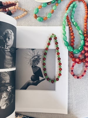 Giselle _sten og glas perler 