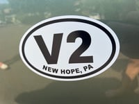 Image 1 of V2 (Village 2) Oval Magnet