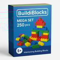 BuildiBlocks – Mega Set (250 pcs)