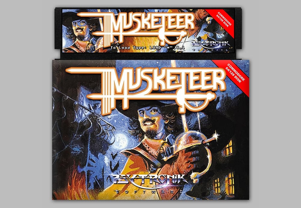 Image of Musketeer (C64 Budget Disk) PRE-ORDER