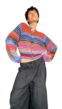 Image 4 of stripe cardi