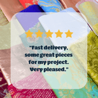 Image 2 of Fancy Fabric Scraps - Metallic & Brocade Mix