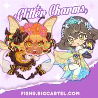 Image 1 of Dawntrail Glitter Charms