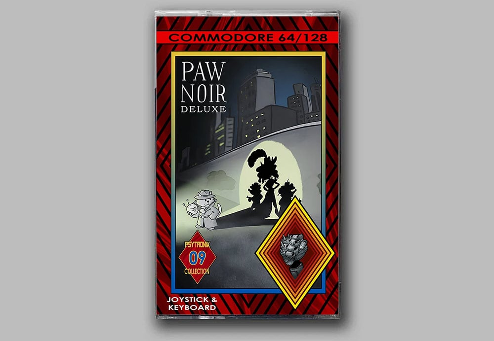 Image of Paw Noir Deluxe (C64 Tape)