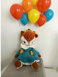 Image 3 of 🦊🍁Fern Maple Crochet Fox