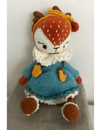 Image 1 of 🦊🍁Fern Maple Crochet Fox