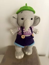 Image 1 of 🐘🧢Oliver Oakley Crochet Elephant