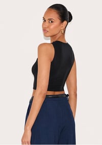 Image 3 of PRETTY LITTLE THING - CROP- BLACK