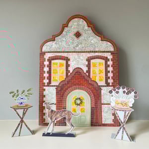 Image of Festive Dutch Gable Advent Calendar