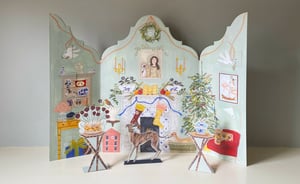 Image of Pre-order* Festive Dutch Gable Advent Calendar