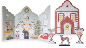 Image of Festive Dutch Gable Advent Calendar