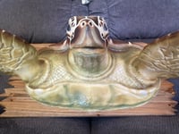 Image 6 of "Salsa Verde" Lifesize Green Sea Turtle Wall Mount OOAK