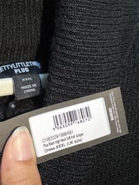 Image 5 of PRETTY LITTLE THING- PLUS BLACK NECK SOFT KNIT JUMPER