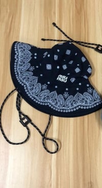 Image 1 of Miu Miu bandana print bucket hat