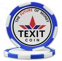 Image 5 of 50 Texit Coin Poker Chips