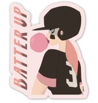 Batter Up! Sticker