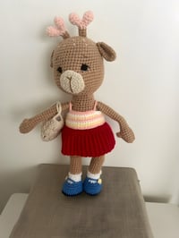 Image 1 of 🦒🎀Gigi Gala Crochet Giraffe