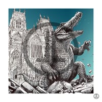 Image 2 of 'Croc of Ages' - Limited edition signed print