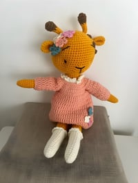 Image 1 of 🦒🌼Marigold Mae Crochet Giraffe