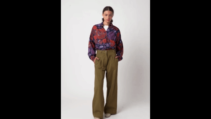Image of 1-Camisa estampado DAHLIA
