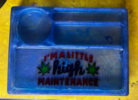 Surreal blue rolling tray 