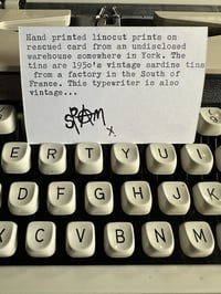 Image 2 of Sardine Tin Prawn Linocut Print Bundle