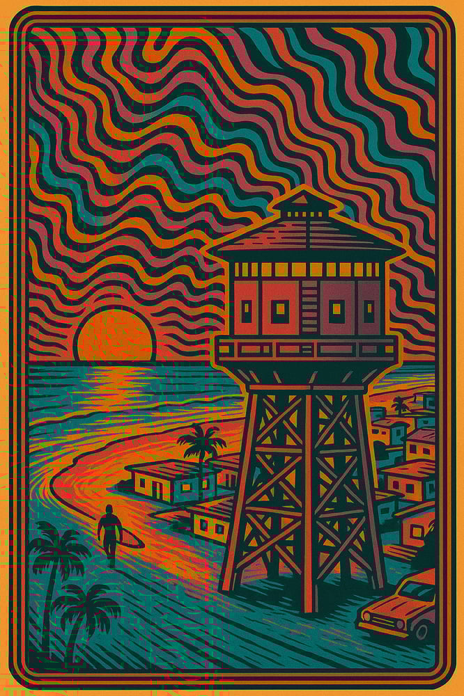 Image of Water Tower Print