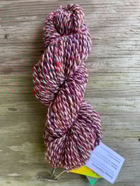 Image 1 of Handspun BFL, English Angora, and Blended Wool Yarn