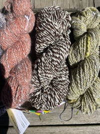 Image 2 of Merino + Blended Wool/Angora Barberpole Yarn