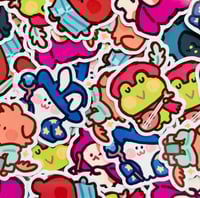 Image 2 of adventuring party sticker pack