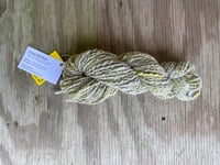 Image 1 of Summer Sun - Handspun Romney, Blended Wool, and English Angora Fiber Yarn