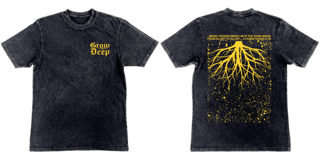 Grow Deep Vintage Tee